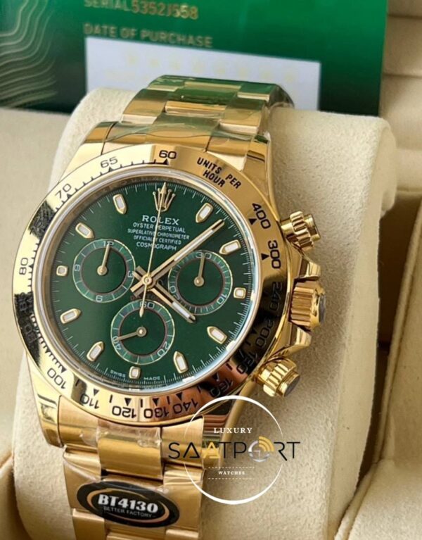 Rolex Daytona 116508 BT Factory Yeşil Kadran ETA