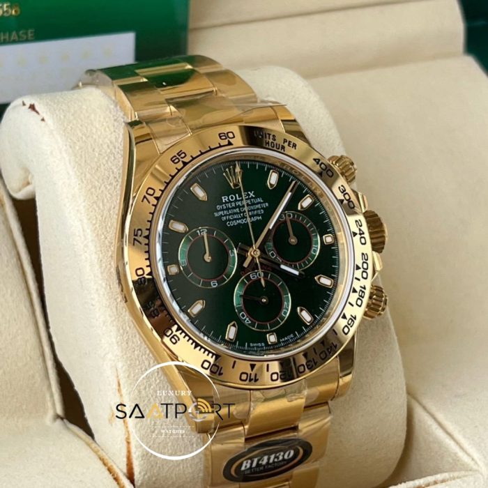 Rolex Daytona 116508 BT Factory Yeşil Kadran ETA