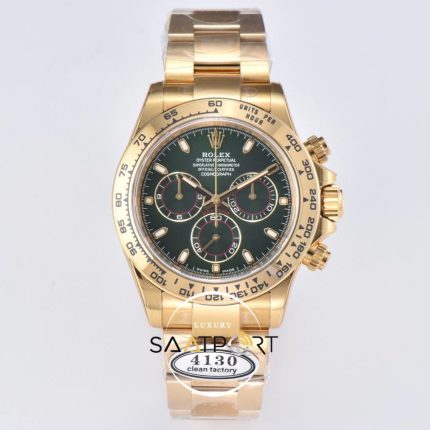 Rolex Daytona 116508 Clean Factory 40 mm Yeşil Kadran Super Clone ETA