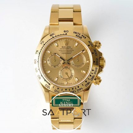 Rolex Daytona 116508 King Factory Gold Kadran 40 mm Gold Kasa Super Clone ETA