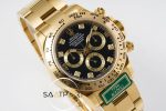 Rolex Daytona 116508 King Factory Taşlı Siyah Kadran 40 mm Gold Kasa Super Clone ETA