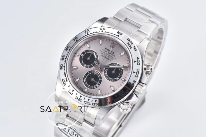 Rolex Daytona 116509 Clean Factory Gri Kadran 40 mm Super Clone ETA