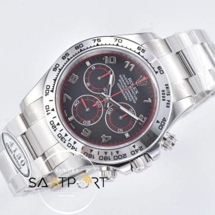 Rolex Daytona 116509 Clean Factory Rakamlı Siyah Kadran 40 mm Super Clone ETA