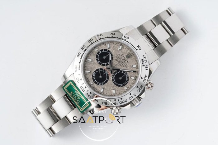 Rolex Daytona 116509 King Factory Göktaşı Kadran 40 mm Gold Kasa Super Clone ETA