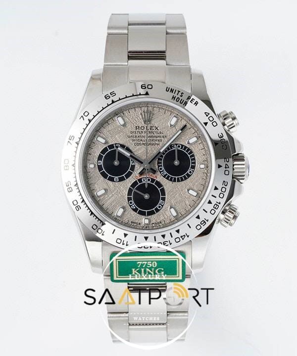 Rolex Daytona 116509 King Factory Göktaşı Kadran 40 mm Gold Kasa Super Clone ETA