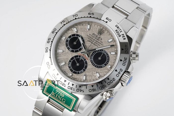 Rolex Daytona 116509 King Factory Göktaşı Kadran 40 mm Gold Kasa Super Clone ETA