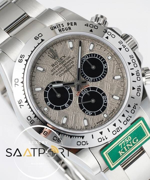 Rolex Daytona 116509 King Factory Göktaşı Kadran 40 mm Gold Kasa Super Clone ETA