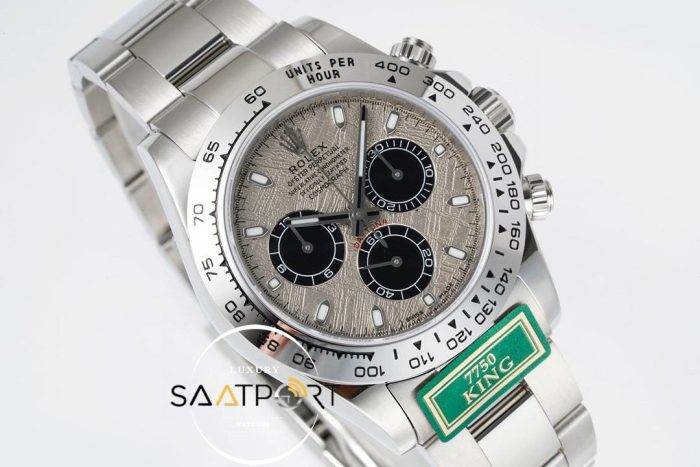 Rolex Daytona 116509 King Factory Göktaşı Kadran 40 mm Gold Kasa Super Clone ETA