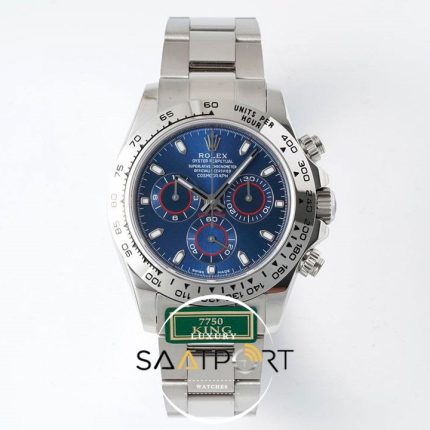 Rolex Daytona 116509 King Factory Mavi Kadran 40 mm Gold Kasa Super Clone ETA