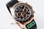 Rolex Daytona 116515 King Factory Taşlı Siyah Kadran 40 mm 904L Rose Kasa Super Clone ETA