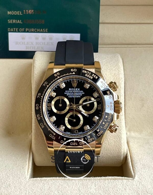 Rolex Daytona 116515LN Diamond Black Dial BT Factory