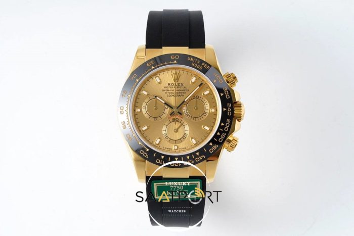 Rolex Daytona 116518 King Factory Gold Kadran 40 mm 904L Gold Kasa Super Clone ETA