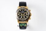 Rolex Daytona 116518 King Factory Taşlı Siyah Kadran 40 mm 904L Gold Kasa Super Clone ETA