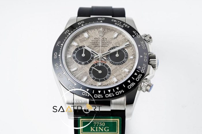 Rolex Daytona 116519 King Factory Göktaşı Kadran 40 mm 904L Çelik Kasa Super Clone ETA