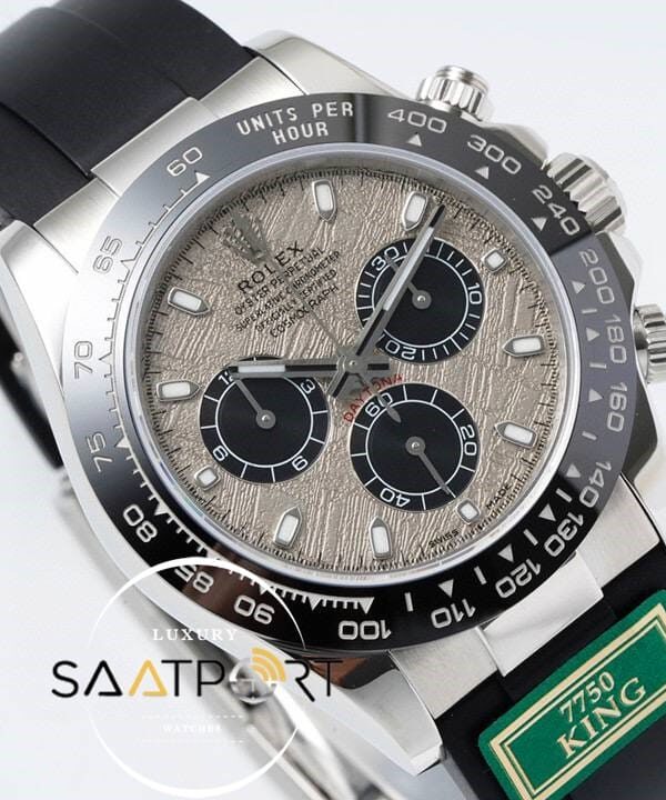 Rolex Daytona 116519 King Factory Göktaşı Kadran 40 mm 904L Çelik Kasa Super Clone ETA
