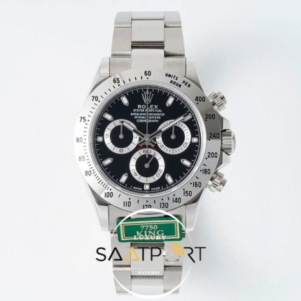 Rolex Daytona 116520 King Factory Siyah Kadran 40 mm Gold Kasa Super Clone ETA