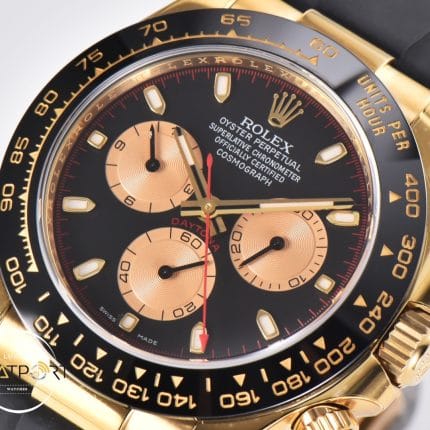 Rolex Daytona 4130 Clean Factory 40 mm Rose Gösterge Super Clone ETA