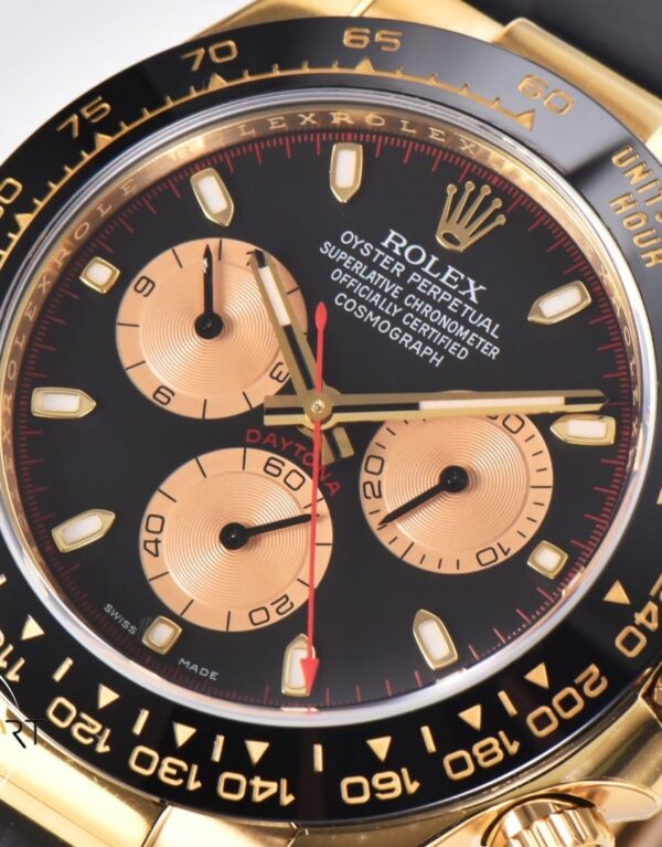 Rolex Daytona 4130 Clean Factory 40 mm Rose Gösterge Super Clone ETA