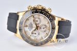 Rolex Daytona 4130 Clean Factory 40 mm Taşlı Beyaz Kadran Super Clone ETA