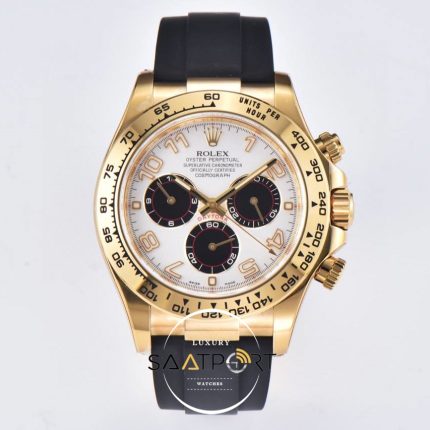 Rolex Daytona 4130 Clean Factory 40mm Rakamlı Siyah Gösterge Super Clone ETA