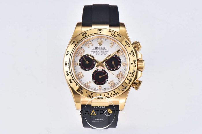 Rolex Daytona 4130 Clean Factory 40mm Rakamlı Siyah Gösterge Super Clone ETA