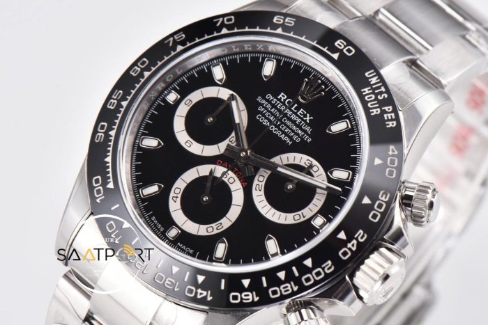 Rolex Daytona 904L Clean Factory 40 mm Beyaz Kadran Super Clone ETA