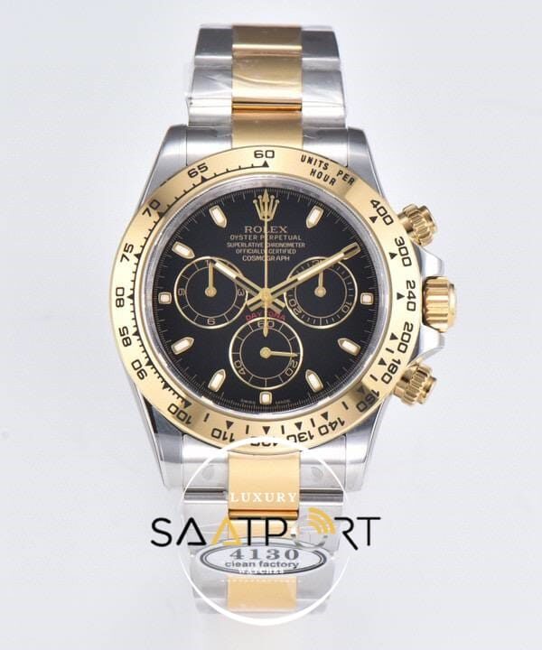 Rolex Daytona 904L Clean Factory 40 mm Gold Bezel Super Clone ETA