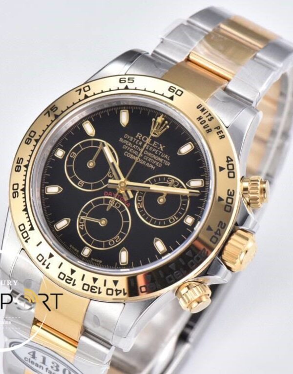 Rolex Daytona 904L Clean Factory 40 mm Gold Bezel Super Clone ETA