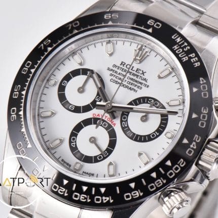 Rolex Daytona 904L Clean Factory 40 mm Siyah Bezel Super Clone ETA