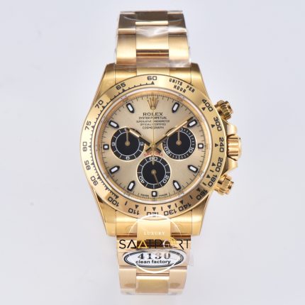 Rolex Daytona Clean Factory 116508 Gold Kadran 40 mm Super Clone ETA