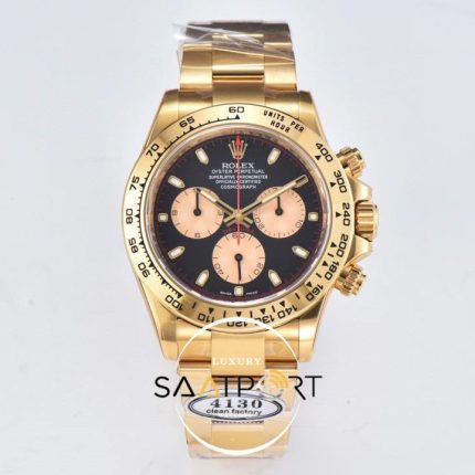 Rolex Daytona Clean Factory 116508 Siyah Kadran 40 mm Super Clone ETA