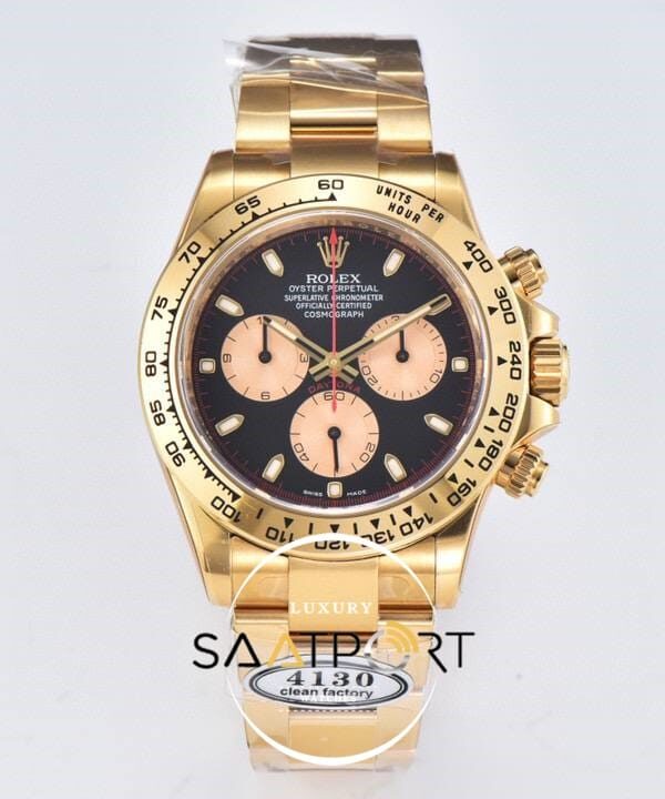 Rolex Daytona Clean Factory 116508 Siyah Kadran 40 mm Super Clone ETA