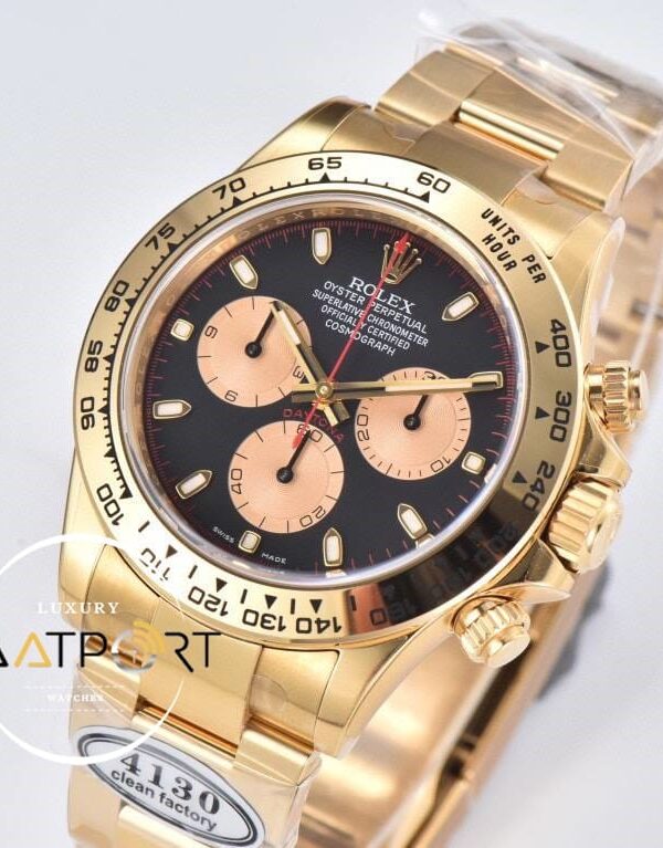 Rolex Daytona Clean Factory 116508 Siyah Kadran 40 mm Super Clone ETA