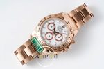 Rolex Daytona King Factory 40 mm Rose Kasa Beyaz Kadran Super Clone ETA