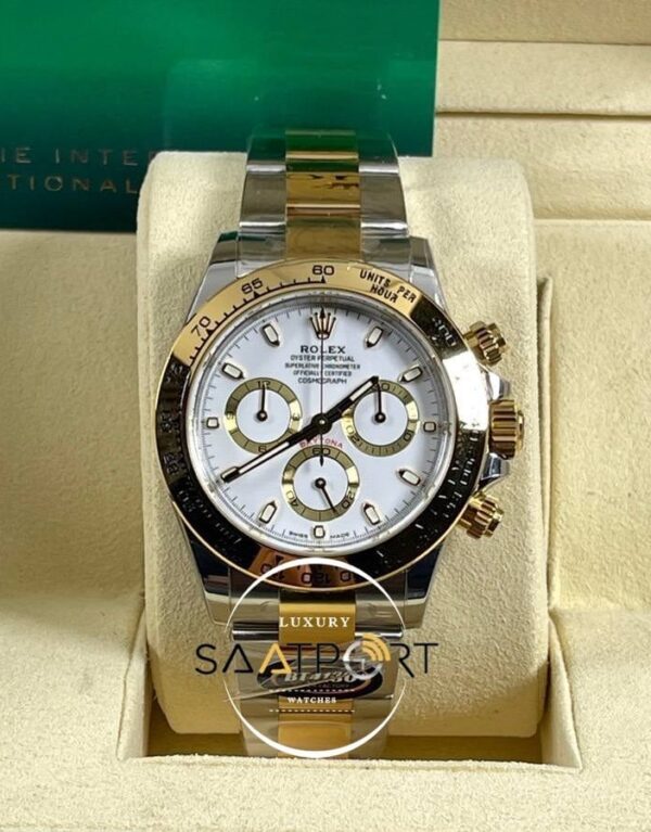Rolex Eta Saat 116503 Daytona BT Factory Beyaz Kadran