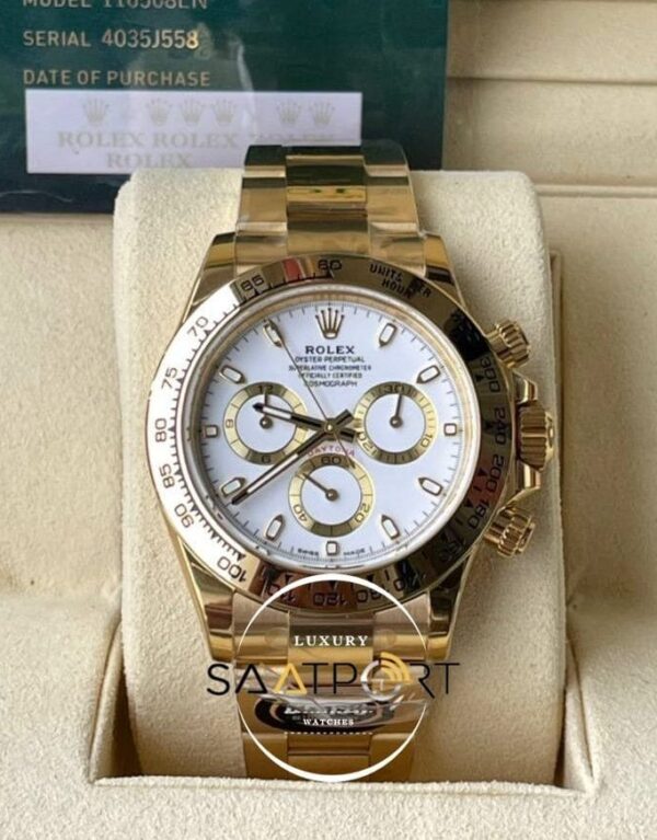 Rolex Eta Saat 116528 Daytona BT Factory 4130 Mekanizma