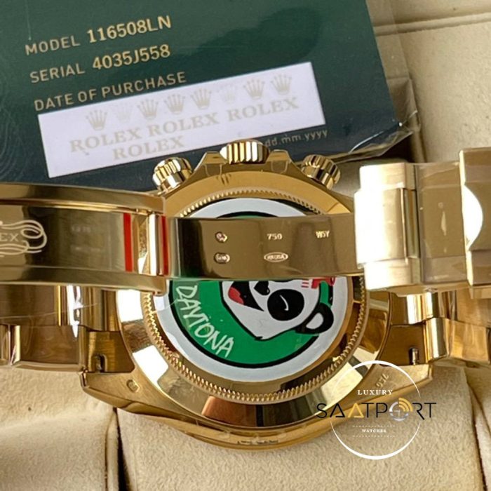 Rolex Eta Saat 116528 Daytona BT Factory 4130 Mekanizma