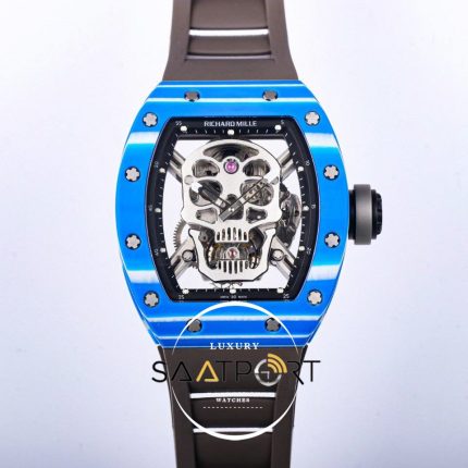 Richard Mille RM052-01 NTPT Tourbillon Blue Skull Carbon