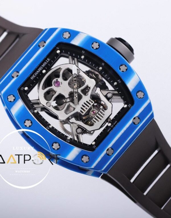 Richard Mille RM052-01 NTPT Tourbillon Blue Skull Carbon