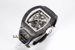 Richard Mille RM055 Carbon Kasa Beyaz İskelet Kadran