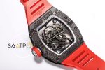 Richard Mille RM055 Şeffaf İskelet Kadran Carbon Kasa