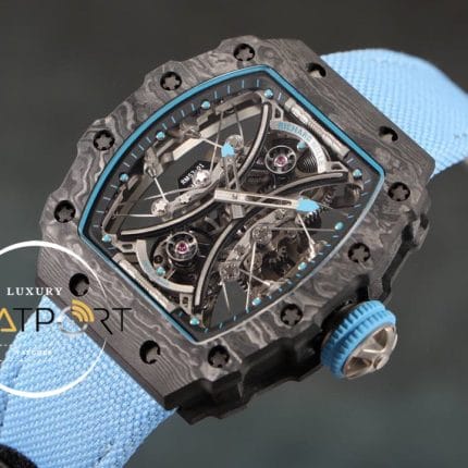 Richard Mille RM12-01 Blue Rafael Nadal Carbon Eta Saat Tourbillon