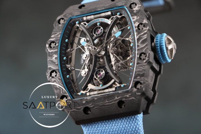 Richard Mille RM12-01 Blue Rafael Nadal Carbon Eta Saat Tourbillon