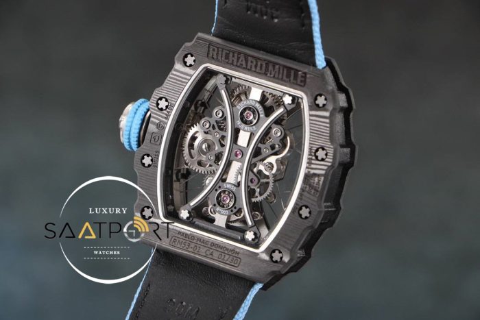 Richard Mille RM12-01 Blue Rafael Nadal Carbon Eta Saat Tourbillon