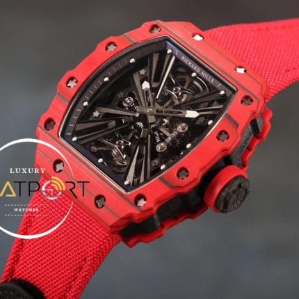 Richard Mille RM12 Eta Saat Rafael Nadal Tourbillon Kırmızı Kauçuk
