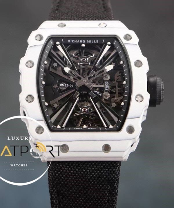 Richard Mille Rafael Nadal RM12-01 Eta Saat Tourbillon Örme Kordon