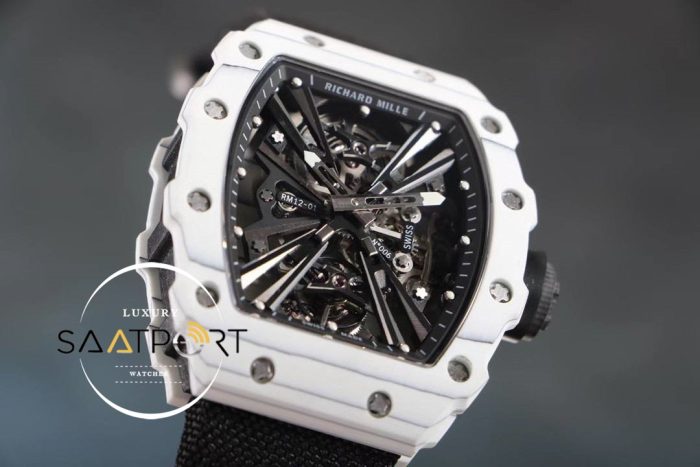 Richard Mille Rafael Nadal RM12-01 Eta Saat Tourbillon Örme Kordon