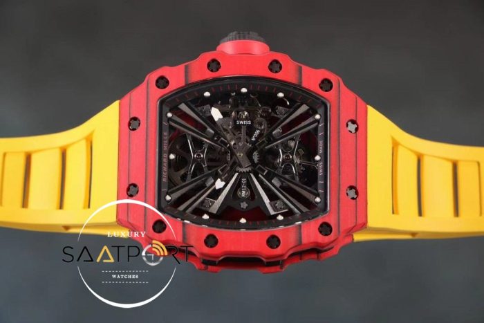 Richard Mille Rafael Nadal RM12-01 Eta Saat Tourbillon Sarı Kımızı