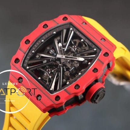 Richard Mille Rafael Nadal RM12-01 Eta Saat Tourbillon Sarı Kımızı