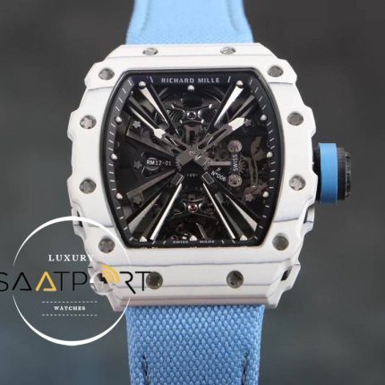 Richard Mille Rafael Nadal RM12 Eta Saat Tourbillon Turkuaz Kordon